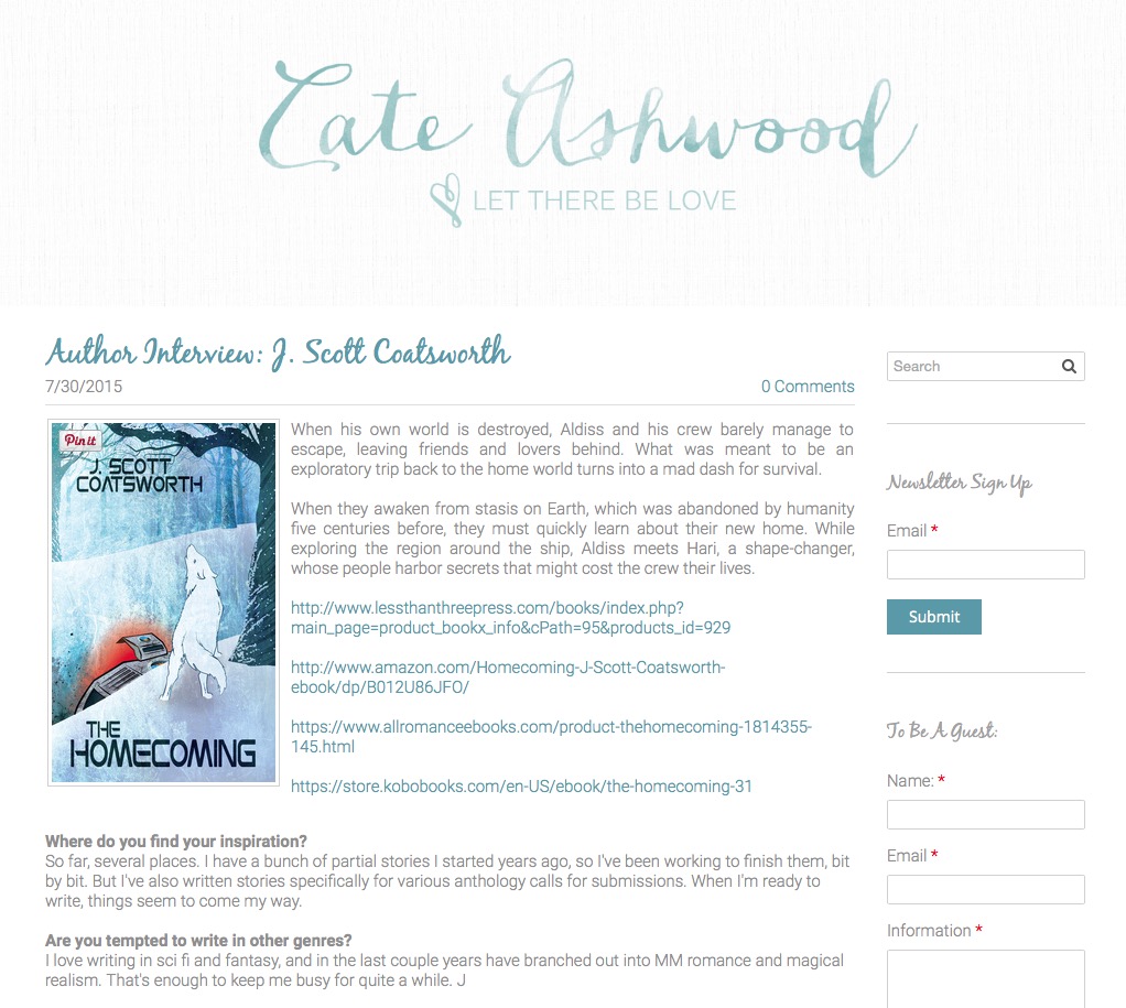 cate Ashwood Blog