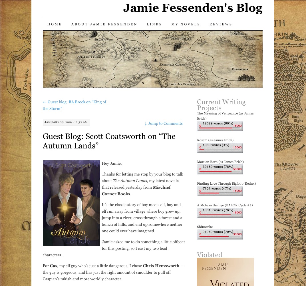 Jamie Fessenden Blog