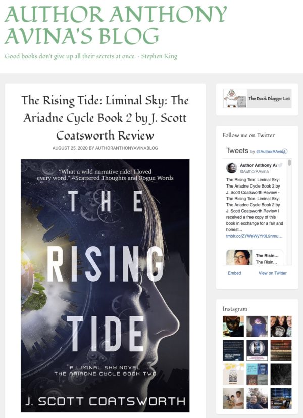 Review - The Rising Tide - Anthony Avina