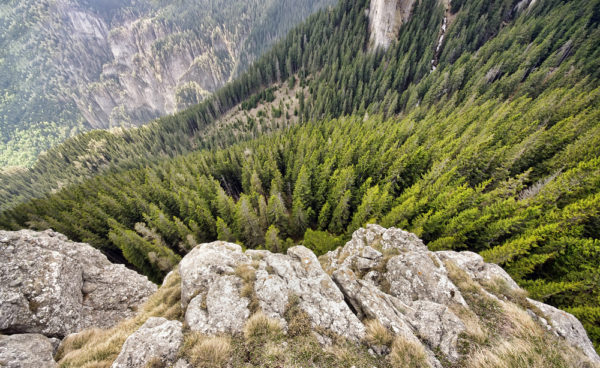 Looking Down the Mountain - Deposit Photos