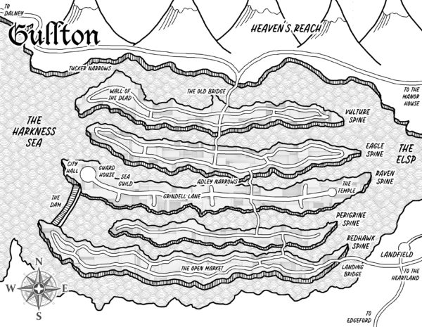 Gullton Map - The Dragon Eater