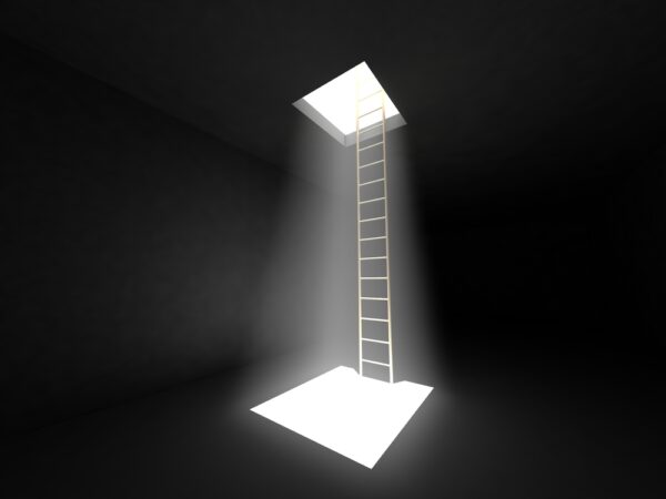 Light and ladder - deposit photos