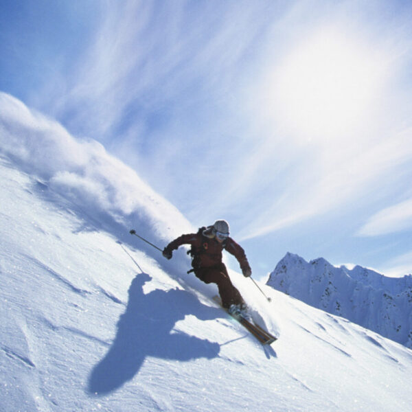 downhill skiing - deposit photos